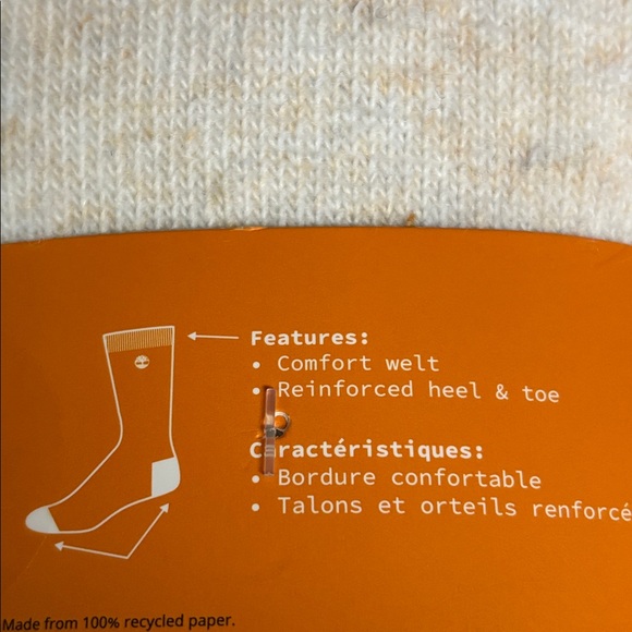 New Timberland Socks Women’s 2 Pair Wool Blend Boot Socks Casual Activewear - Picture 9 of 13